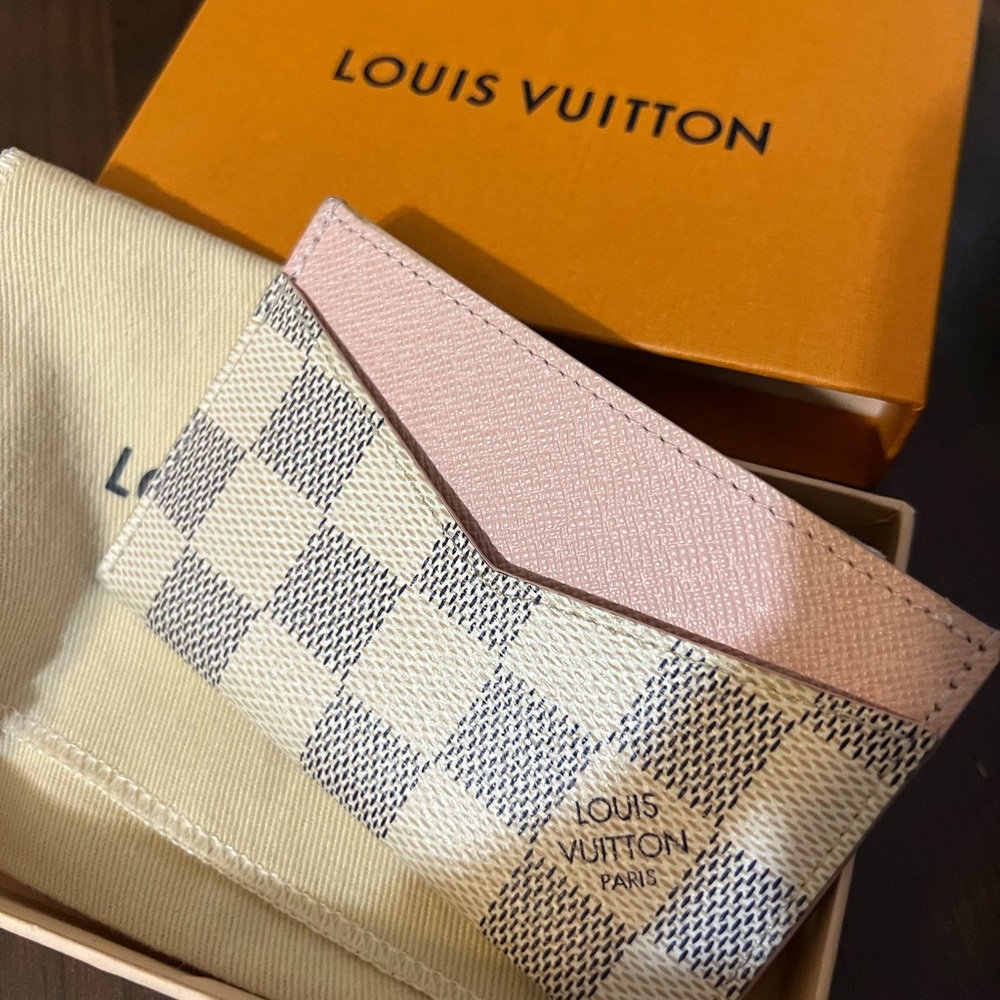 Louis Vuitton Damier Azur card case